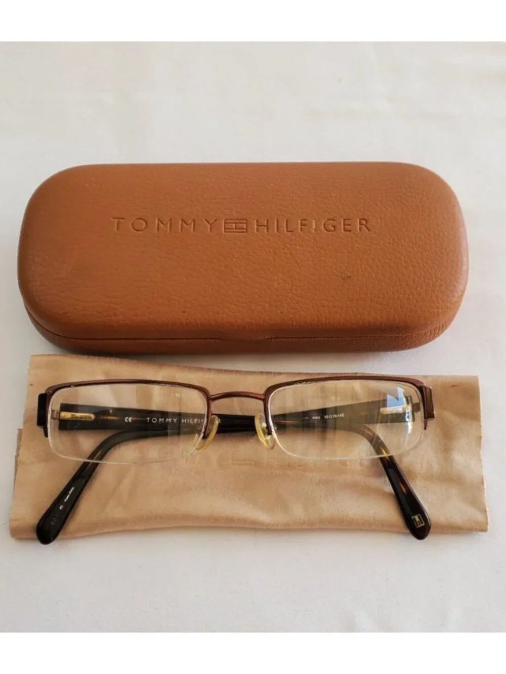 Tommy Hilfiger Eye Glass with Brown Clamshell Case